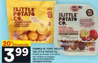 Super C Pommes de terre grelots the little potato co. | the little potato co. creamer potatoes offer