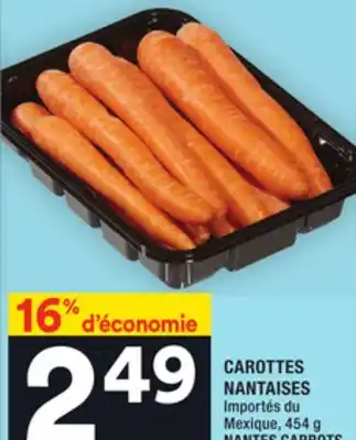 Super C Carottes nantaises | nantes carrots offer