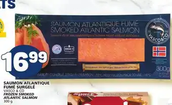 Marché Bonichoix Vasco & co frozen smoked atlantic salmon offer