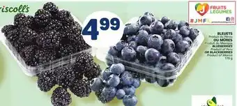 Marché Bonichoix Blueberries or blackberries offer