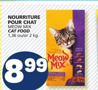 Marché Bonichoix Meow mix cat food offer