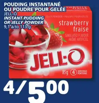 Marché Bonichoix Jell-o instant pudding or jelly powder offer
