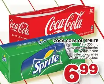 Marché Bonichoix Coca cola or sprite offer