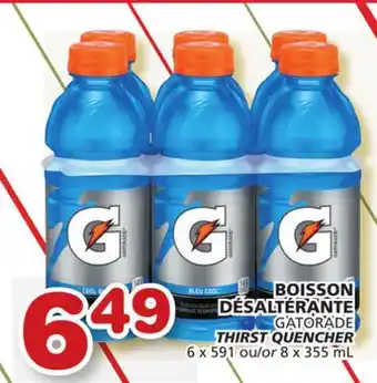 Marché Bonichoix Gatorade thirst quencher offer