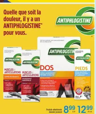 Uniprix Antiphlogistine produits sélectionnés/selected products offer