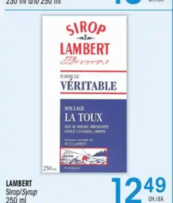 Uniprix Lambert sirop/syrup offer