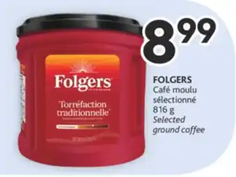Brunet Folgers café moulu sélectionné offer
