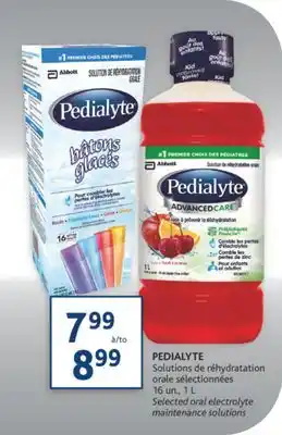 Brunet Pedialyte solutions de réhydratation orale sélectionnées offer