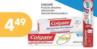 Brunet Colgate produits dentaires sélectionnés offer