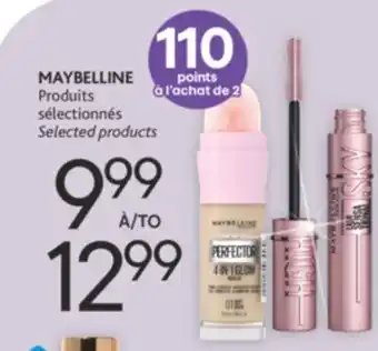Brunet Maybelline produits sélectionnés offer
