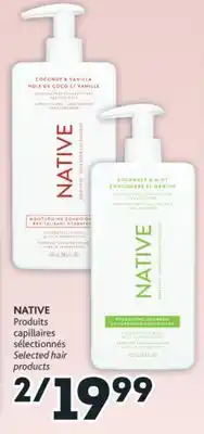 Brunet Native produits capillaires sélectionnés offer