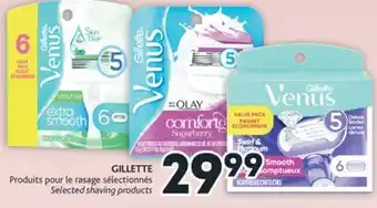 Brunet Gillette produits pour le rasage sélectionnés offer