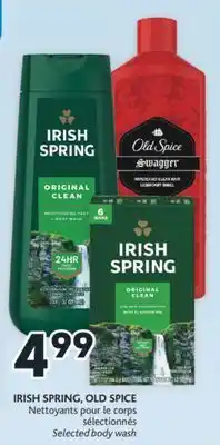 Brunet Irish spring, old spice nettoyants pour le corps sélectionnés offer