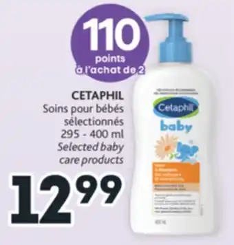 Brunet Cetaphil soins pour bébés sélectionnés offer
