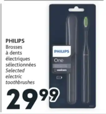 Brunet Philips brosses à dents électriques sélectionnées offer