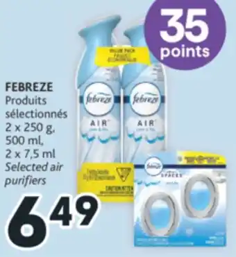 Brunet Febreze produits sélectionnés offer