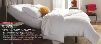 Dormez Vous Bloom lift lifestyle adjustable base offer