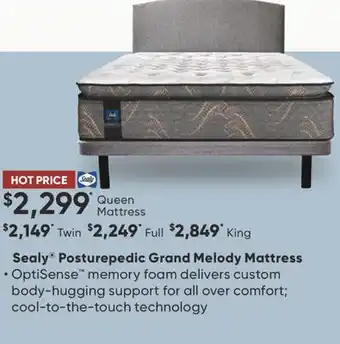Dormez Vous Sealy posturepedic grand melody mattress offer