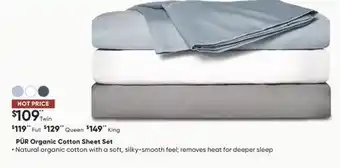 Dormez Vous Pür organic cotton sheet set offer