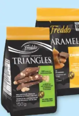 Jean Coutu Freddo chunky triangles chocolates offer