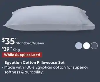 Dormez Vous Egyptian cotton pillowcase set offer