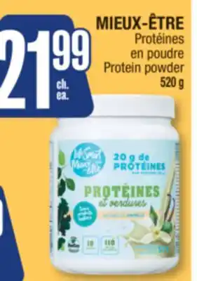 Jean Coutu Mieux-être protein powder offer