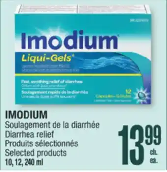 Jean Coutu Imodium diarrhea relief offer