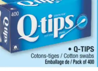 Jean Coutu Q-tips cotton swabs offer