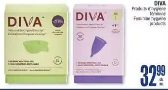 Jean Coutu Diva feminine hygiene products offer