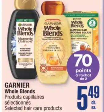 Jean Coutu Garnier whole blends selected hair care products offer