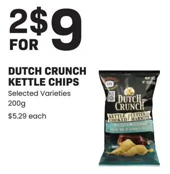 Freson Bros DUTCH CRUNCH KETTLE CHIPS Selected Varieties 200g offer