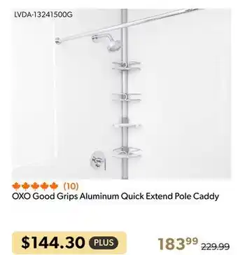 Shopper+ Oxo good grips aluminum quick extend pole caddy offer
