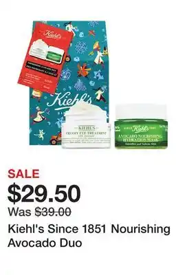 Sephora Kiehl's since 1851 nourishing avocado duo offer