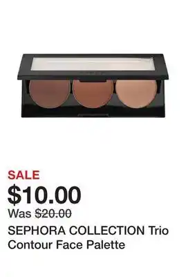 Sephora Sephora collection trio contour face palette offer