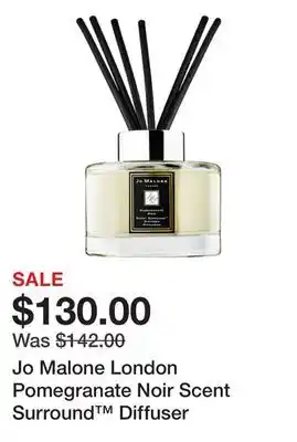 Sephora Jo malone london pomegranate noir scent surround diffuser offer