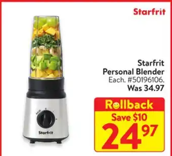 Walmart Starfrit personal blender offer