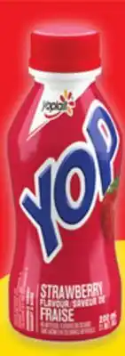 Walmart Yop drinkable yogurt offer