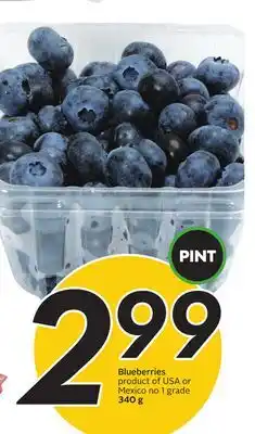 Sobeys Blueberries offer