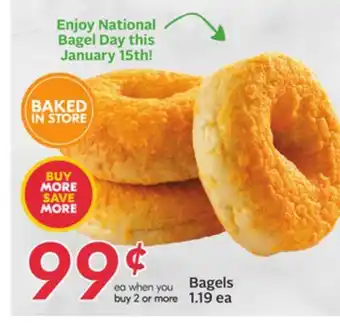 Sobeys Bagels offer