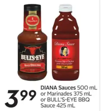 Sobeys Diana sauces offer