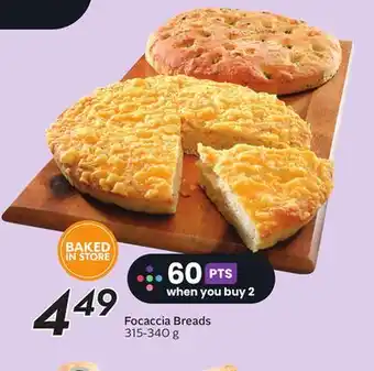 Sobeys Focaccia breads offer