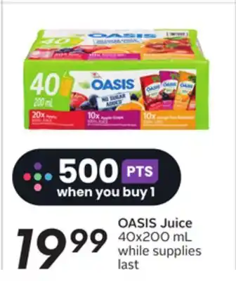 Sobeys Juice offer