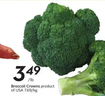 Sobeys Broccoli crowns offer