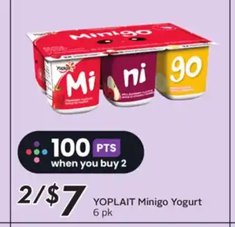 Sobeys Minigo yogurt offer