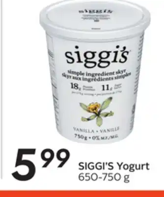 Sobeys Yogurt offer