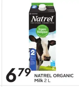 Sobeys Organic milk offer