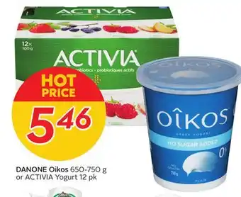 Sobeys Danone oikos offer
