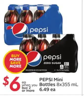 Sobeys Mini bottles offer