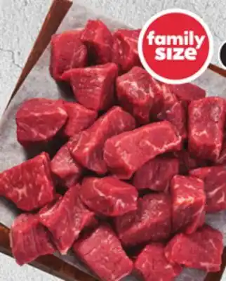 Sobeys Fresh boneless beef stewing cubes offer