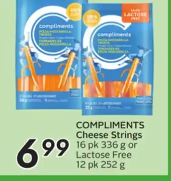 Sobeys Compliments cheese strings offer